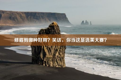 修眉剪哪种好用？笑话，你当这是选美大赛？