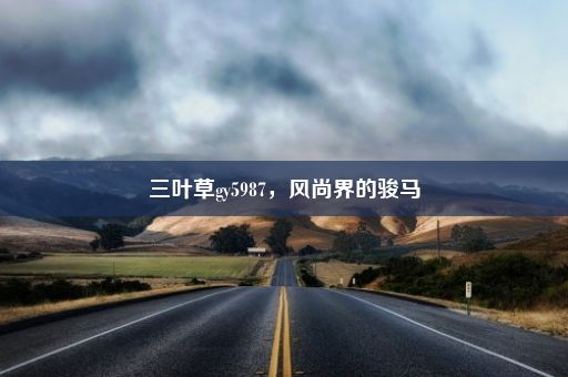 三叶草gy5987，风尚界的骏马